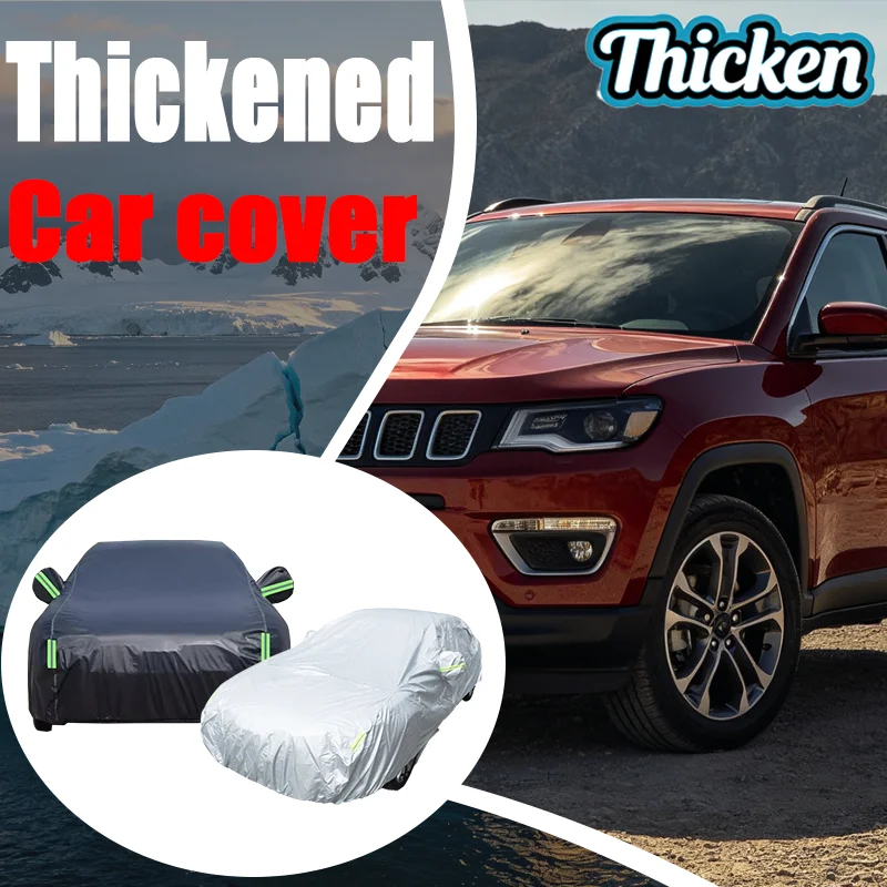 For Jeep Compass MK MP Outdoor Full Car Covers Snow Cover, Sunshade, Waterproof & Dustproof, Exterior Auto Protection
For Jeep Compass MK MP Outdoor Full Car Covers Snow Cover, Sunshade, Waterproof & Dustproof, Exterior Auto Protection