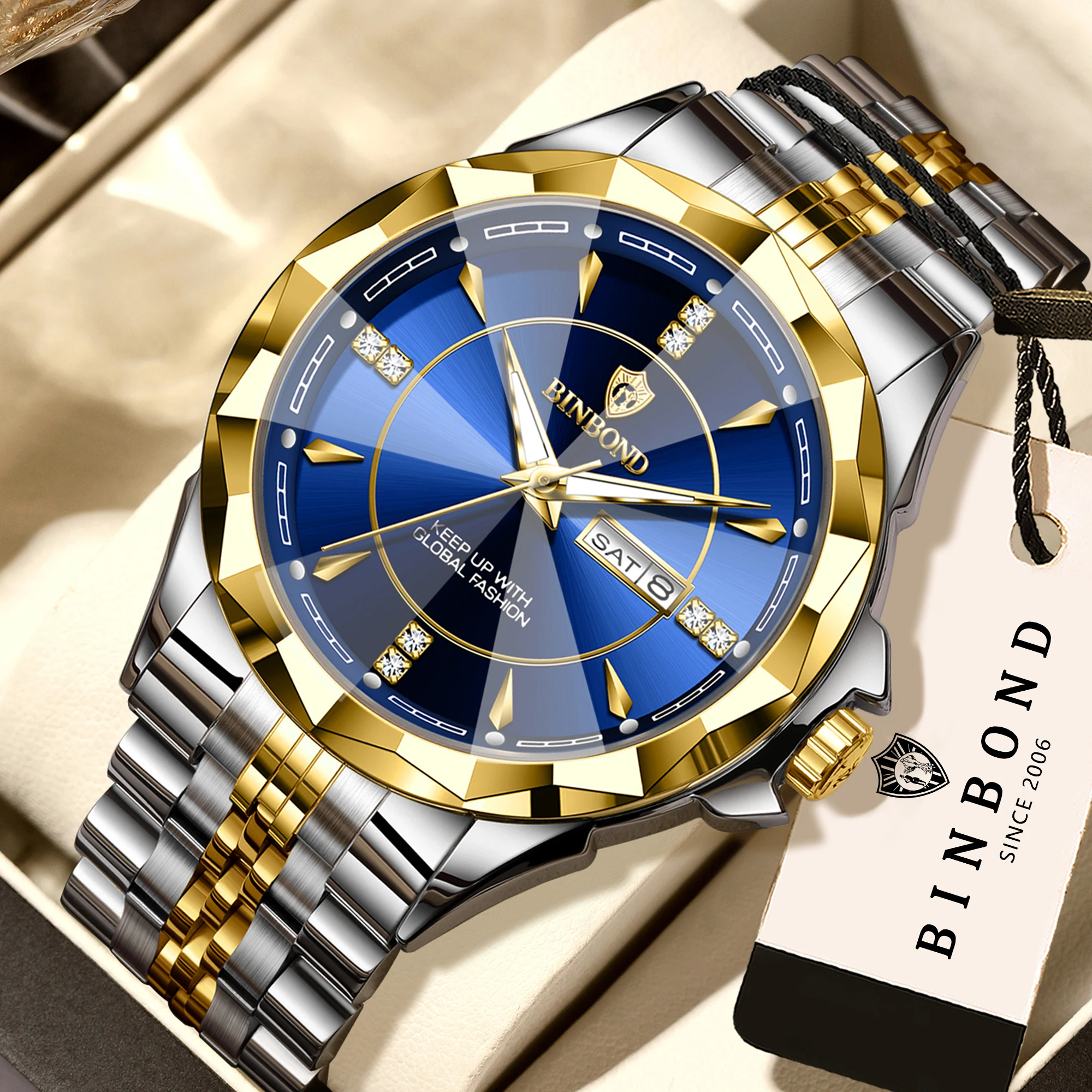 BINBOND business men's watch precise quartz watches for men luxury luminous waterproof week display auto date durable reloj
BINBOND business men's watch precise quartz watches for men luxury luminous waterproof week display auto date durable reloj
