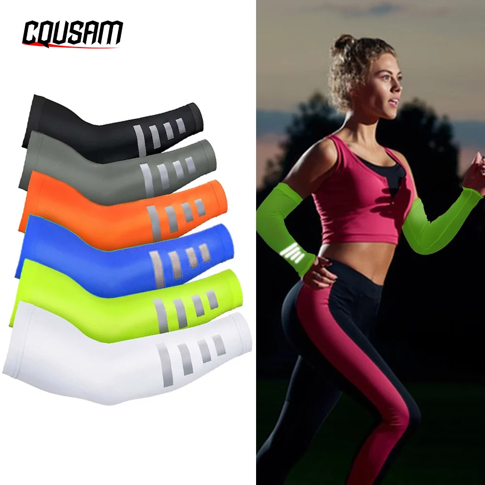 1Pair Reflective Stripe Arm Sleeves, Cooling UV Sun Protection Sports Compression for Men/Women Golf Outdoor Sports
1Pair Reflective Stripe Arm Sleeves, Cooling UV Sun Protection Sports Compression for Men/Women Golf Outdoor Sports