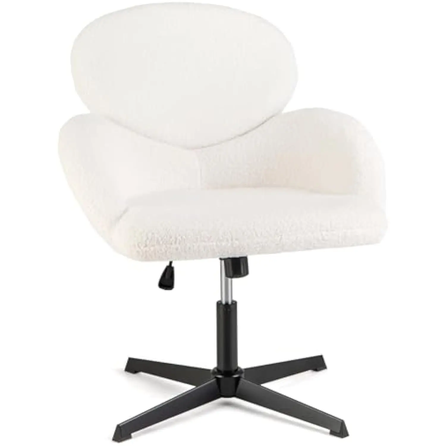Criss Cross Chair, Swivel Cross Legged Chair with Adjustable Height & Metal Base, Teddy Fabric Padded Wide Seat Home Office De
Criss Cross Chair, Swivel Cross Legged Chair with Adjustable Height & Metal Base, Teddy Fabric Padded Wide Seat Home Office De