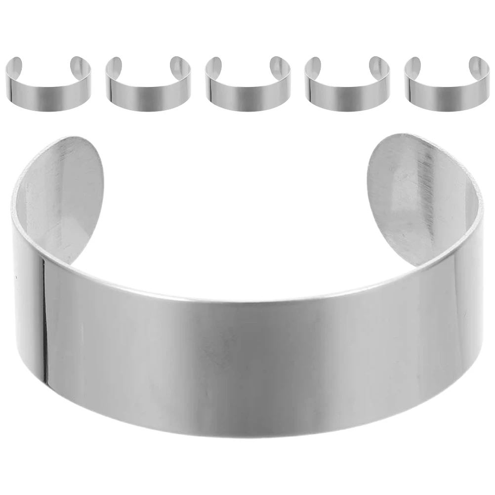 6pcs Blank Cuff DIY 304 Stainless Steel Open Bangle Jewelry Making Supplies Bracelet Blanks For Jewelry Making Metal Craft Set
6pcs Blank Cuff DIY 304 Stainless Steel Open Bangle Jewelry Making Supplies Bracelet Blanks For Jewelry Making Metal Craft Set