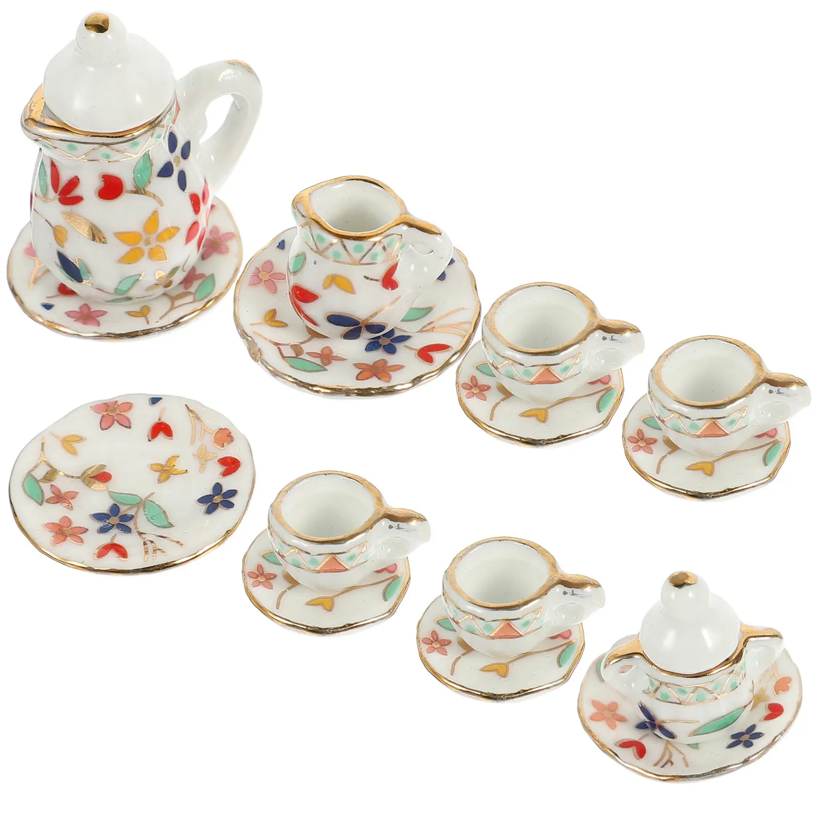 1Set Mini Ceramic Tea Set Miniature Dollhouse Accessories Tiny House Kitchen Decor Mini Tableware Set Kids Room Decoration
1Set Mini Ceramic Tea Set Miniature Dollhouse Accessories Tiny House Kitchen Decor Mini Tableware Set Kids Room Decoration