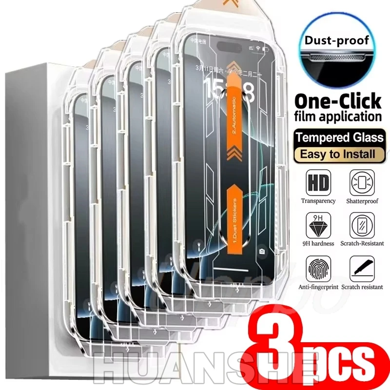 3Pcs Full Cover Dust Free Install Tempered Glass Screen Protector for Google Pixel 10 Pro 10 9 Pro XL 9 8 9A 8A 7A
3Pcs Full Cover Dust Free Install Tempered Glass Screen Protector for Google Pixel 10 Pro 10 9 Pro XL 9 8 9A 8A 7A