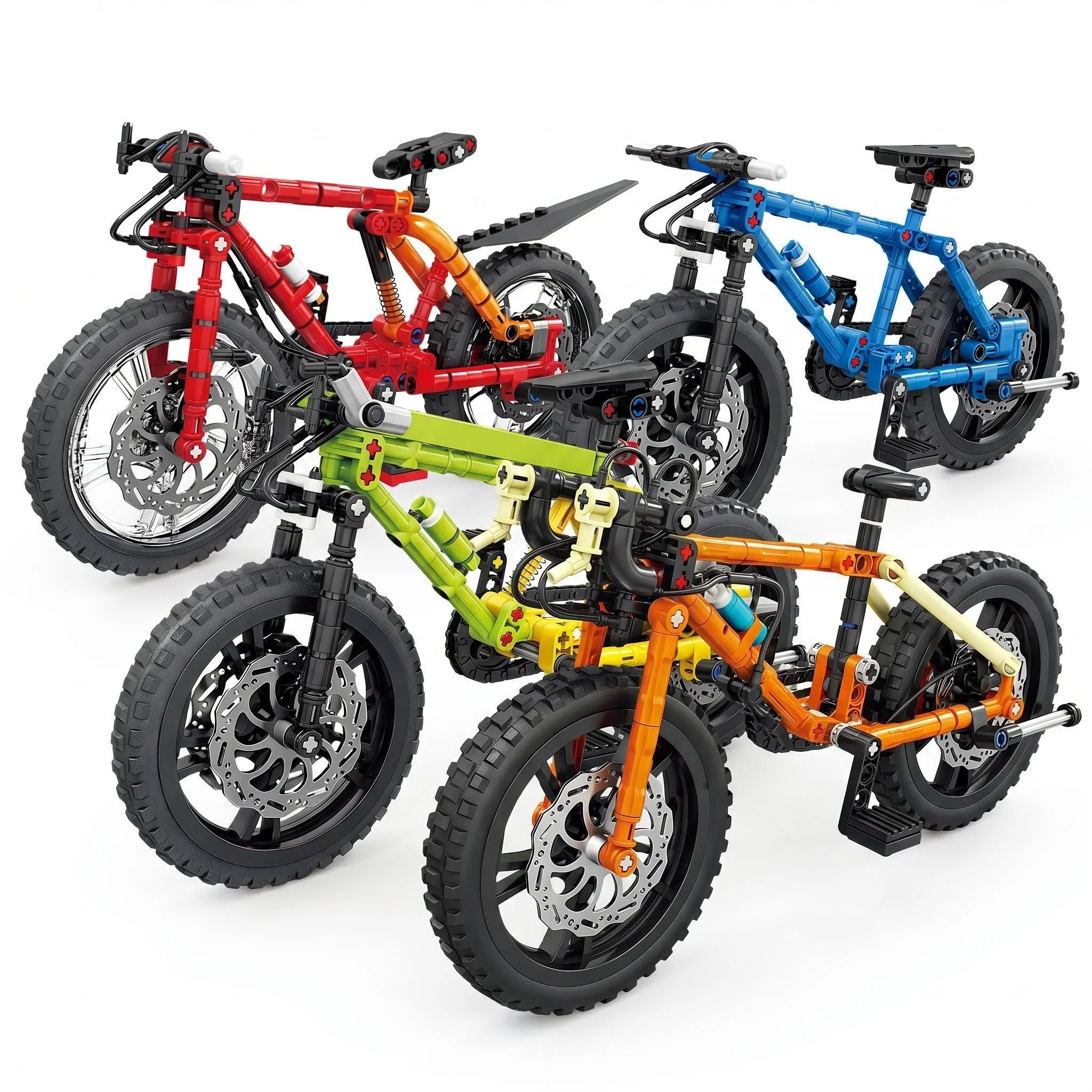 MOUNTAIN BIKE BUILDING BLOCKS SET, DIY OFF-ROAD BICYCLE MODEL BRICKS, EDUCATIONAL STEM TOY FOR KIDS, COLORFUL OPTIONS
MOUNTAIN BIKE BUILDING BLOCKS SET, DIY OFF-ROAD BICYCLE MODEL BRICKS, EDUCATIONAL STEM TOY FOR KIDS, COLORFUL OPTIONS