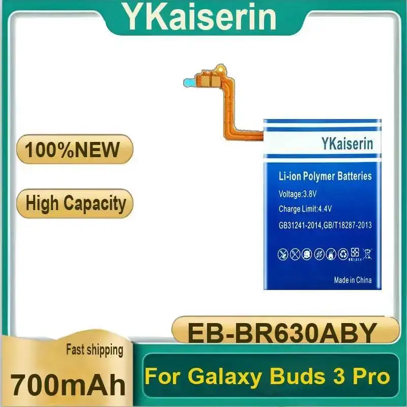 Батарея для часов с надежным питанием для Galaxy Buds 3 Pro EB-BR630ABY 700 мАч
Батарея для часов с надежным питанием для Galaxy Buds 3 Pro EB-BR630ABY 700 мАч