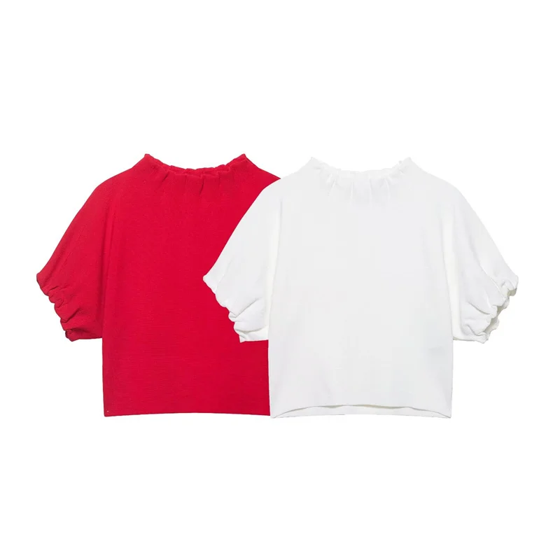 Summer Women's Short Sleeved Knitted Tops 2026 New Fashion Pullover Sweater Women's Casual Sweater
Summer Women's Short Sleeved Knitted Tops 2026 New Fashion Pullover Sweater Women's Casual Sweater