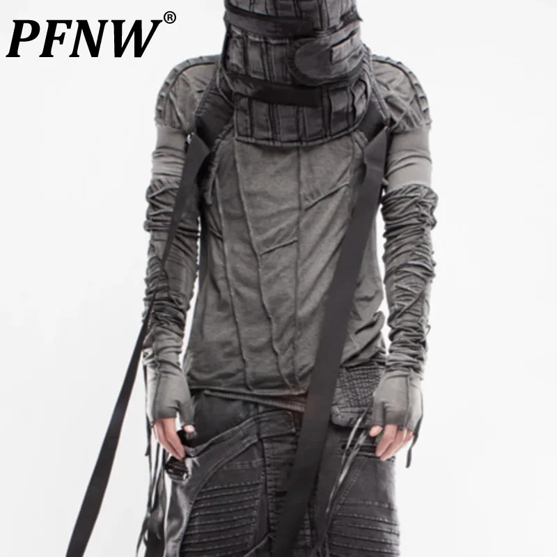 PFNW Spring Summer New Men's Vintage Style Solid O-neck Asymmetric Short T-shirts Niche Chic Streetwear Tide Casual Tops 28A0545
PFNW Spring Summer New Men's Vintage Style Solid O-neck Asymmetric Short T-shirts Niche Chic Streetwear Tide Casual Tops 28A0545