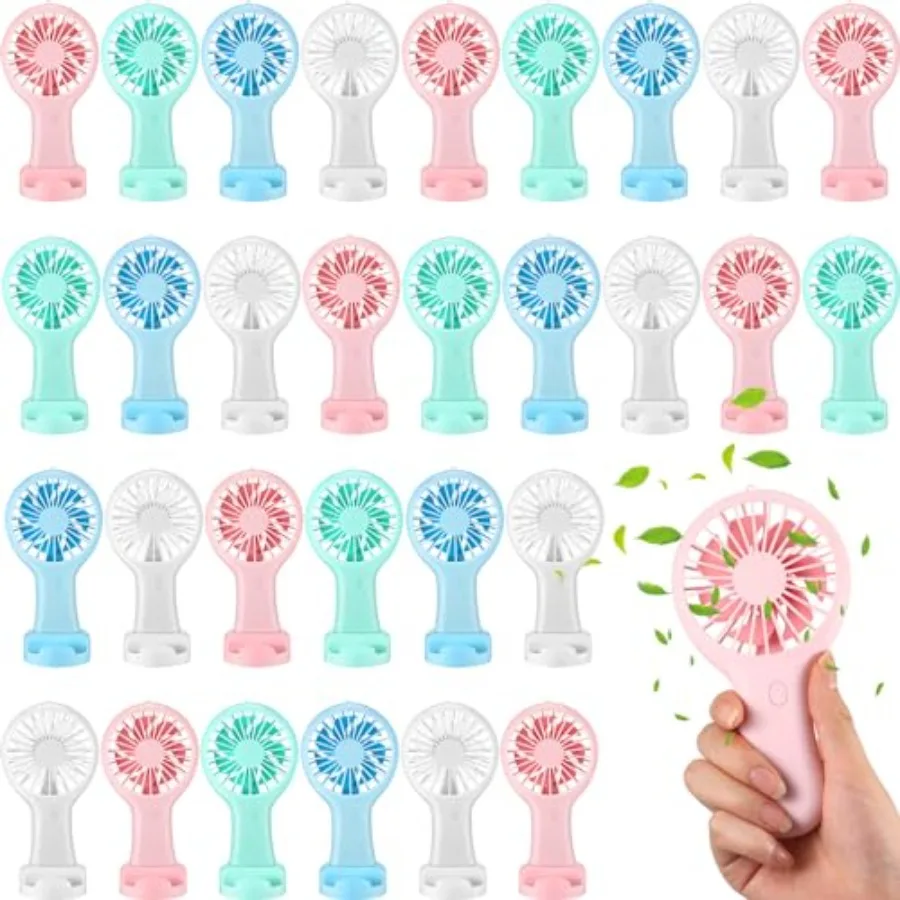 Mini handheld fan for desk, outdoor, beach, wedding; ABS plastic; white, pink, blue, green; 3-speed USB rechargeable, compact a
Mini handheld fan for desk, outdoor, beach, wedding; ABS plastic; white, pink, blue, green; 3-speed USB rechargeable, compact a