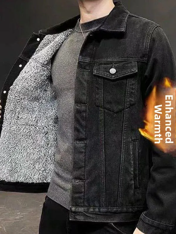 Мужская зимняя джинсовая куртка Thiened Fce, повседневная корейская мода, облегающее хлопковое теплое пальто, одежда для путешествий и улицы
Мужская зимняя джинсовая куртка Thiened Fce, повседневная корейская мода, облегающее хлопковое теплое пальто, одежда для путешествий и улицы