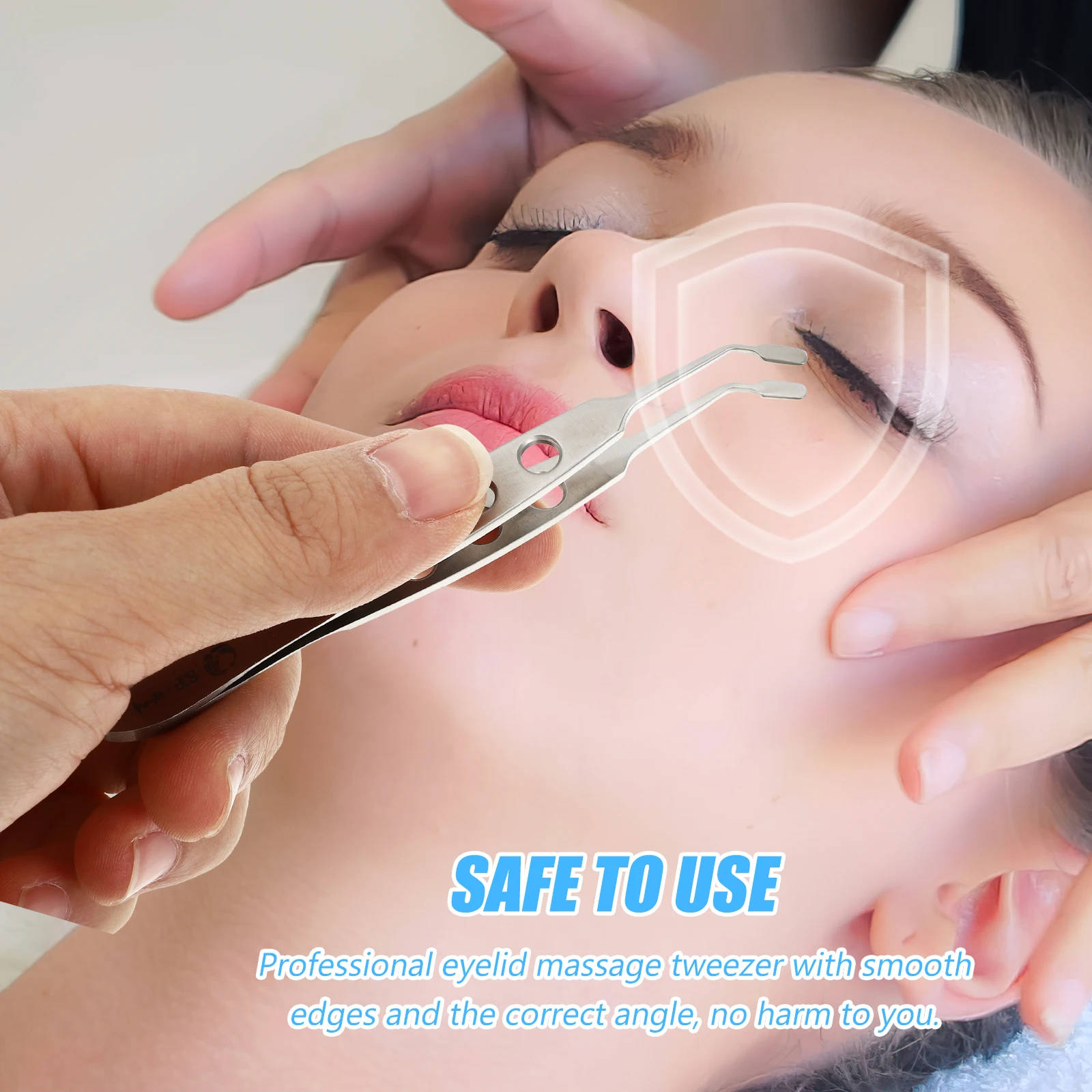 Eyelid Tweezers Meibomian Gland Expressor Silver Stainless Steel Massage Extractor Eyelid Compressor Forceps Non Slip
Eyelid Tweezers Meibomian Gland Expressor Silver Stainless Steel Massage Extractor Eyelid Compressor Forceps Non Slip