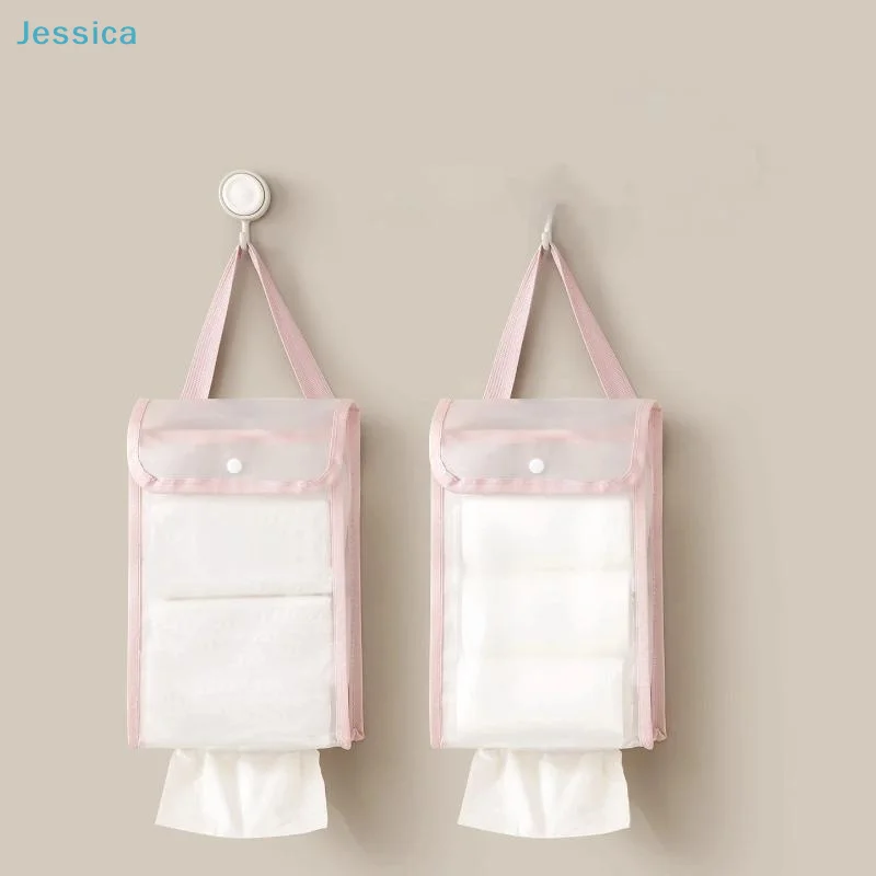 〔Jessica〕Wall-Mounted Tissue & Mask Organizer - Hanging Storage Bag with Clear Window for Bathroom & Bedroom
〔Jessica〕Wall-Mounted Tissue & Mask Organizer - Hanging Storage Bag with Clear Window for Bathroom & Bedroom