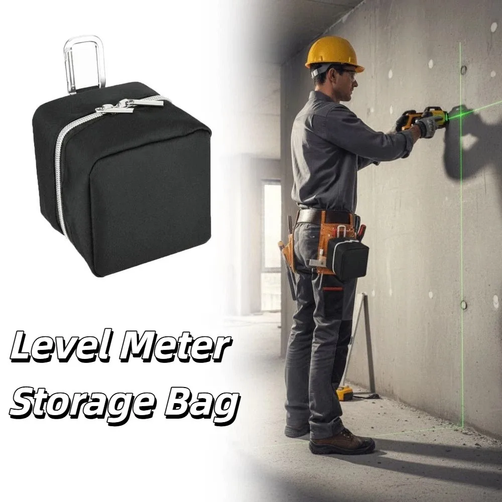 Storage Pouch Waist-Mounted Laser Level Storage Bag With Hooks Waist Pouch Cube Storage Bag For Level Gauge
Storage Pouch Waist-Mounted Laser Level Storage Bag With Hooks Waist Pouch Cube Storage Bag For Level Gauge
