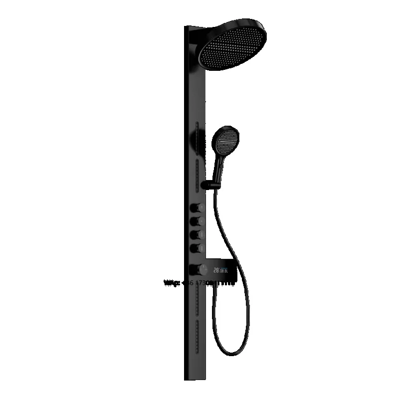 Черная ручная душевая лейка Comfort Top Spray Hood с несколькими режимами, смеситель для горячей и холодной воды, нержавеющая сталь, керамический клапан, для отелей
Черная ручная душевая лейка Comfort Top Spray Hood с несколькими режимами, смеситель для горячей и холодной воды, нержавеющая сталь, керамический клапан, для отелей