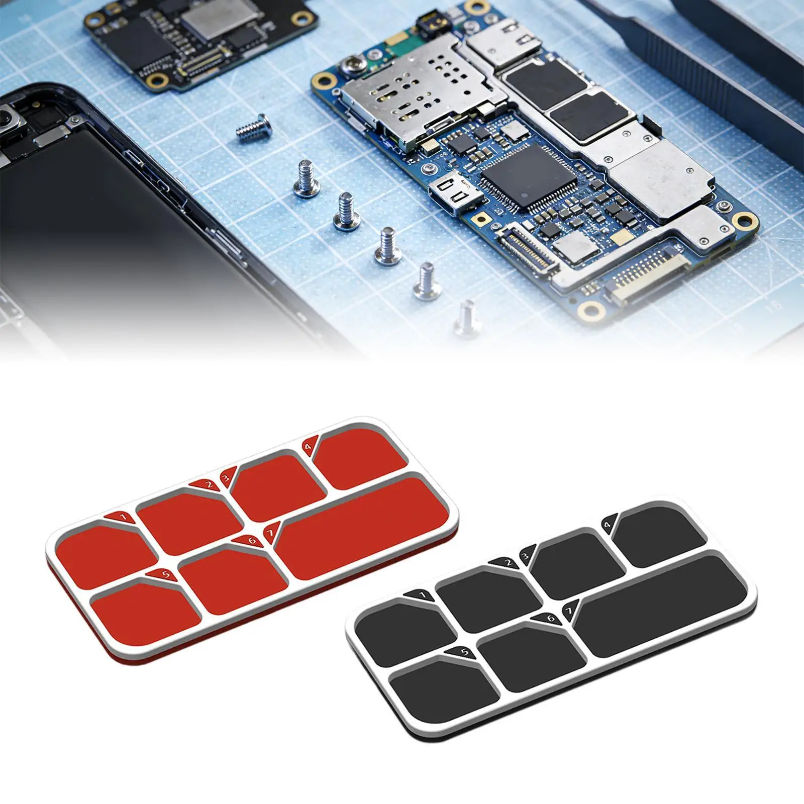 Magnetic Tray Small Multipurpose Toolbox Tool Storage Magnetic Tool Tray for Hardware Washers Screw Repair Workbench Accessories
Magnetic Tray Small Multipurpose Toolbox Tool Storage Magnetic Tool Tray for Hardware Washers Screw Repair Workbench Accessories