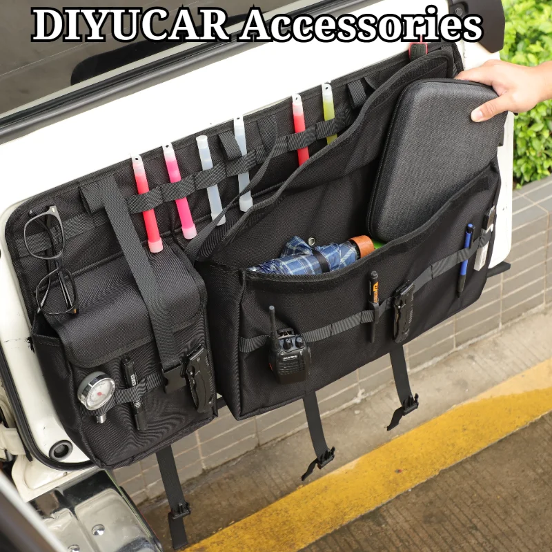 For Toyota LC76 2007-2026 Oxford cloth Black Car Tailgate Multi Functional Tool Storage Bag Storage Bag Interior Accessories
For Toyota LC76 2007-2026 Oxford cloth Black Car Tailgate Multi Functional Tool Storage Bag Storage Bag Interior Accessories
