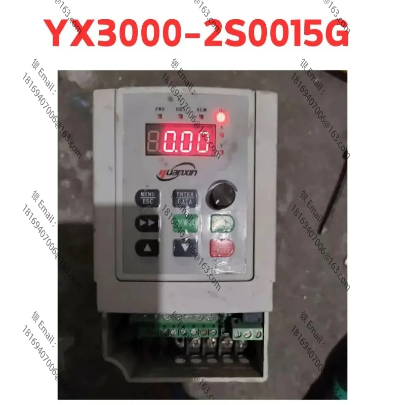 second-hand inverter YX3000-2S0015G , function well Tested well and shipped quickly
second-hand inverter YX3000-2S0015G , function well Tested well and shipped quickly