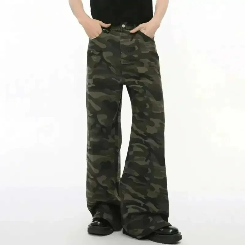 Vintage Camouflage Men's Jeans Fashion Washed Casual Wide Leg Denim Pants Autumn Winter Loose Male Trousers Old Blue 9C354
Vintage Camouflage Men's Jeans Fashion Washed Casual Wide Leg Denim Pants Autumn Winter Loose Male Trousers Old Blue 9C354