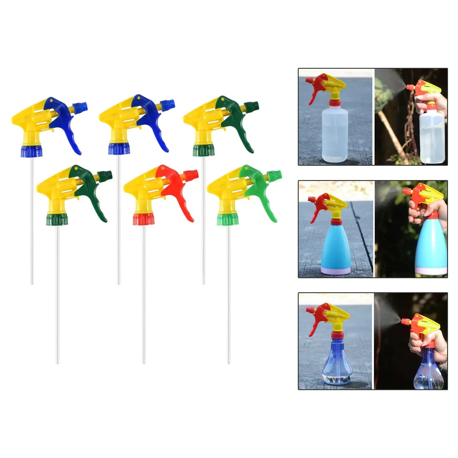 6Pcs Spray Nozzles for Glass Bottles Versatile 2 Adjustable Modes for Mist Water Bottles Outside Indoor Cleaning Car Detailing
6Pcs Spray Nozzles for Glass Bottles Versatile 2 Adjustable Modes for Mist Water Bottles Outside Indoor Cleaning Car Detailing