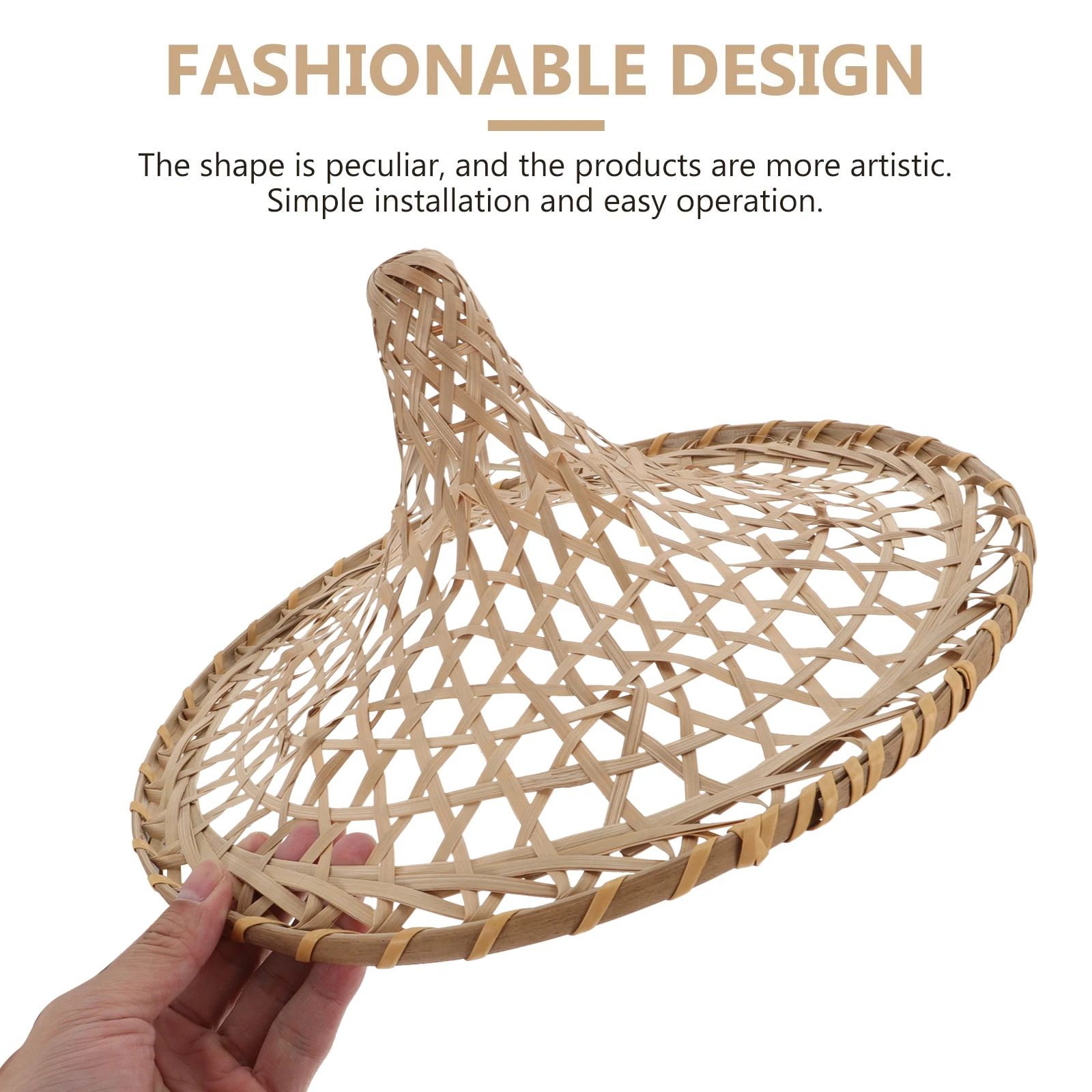 2pcs Bamboo Beige Performance Hat Color Fashionable Woven Stage Prop Dance Accessory Party Hats
2pcs Bamboo Beige Performance Hat Color Fashionable Woven Stage Prop Dance Accessory Party Hats