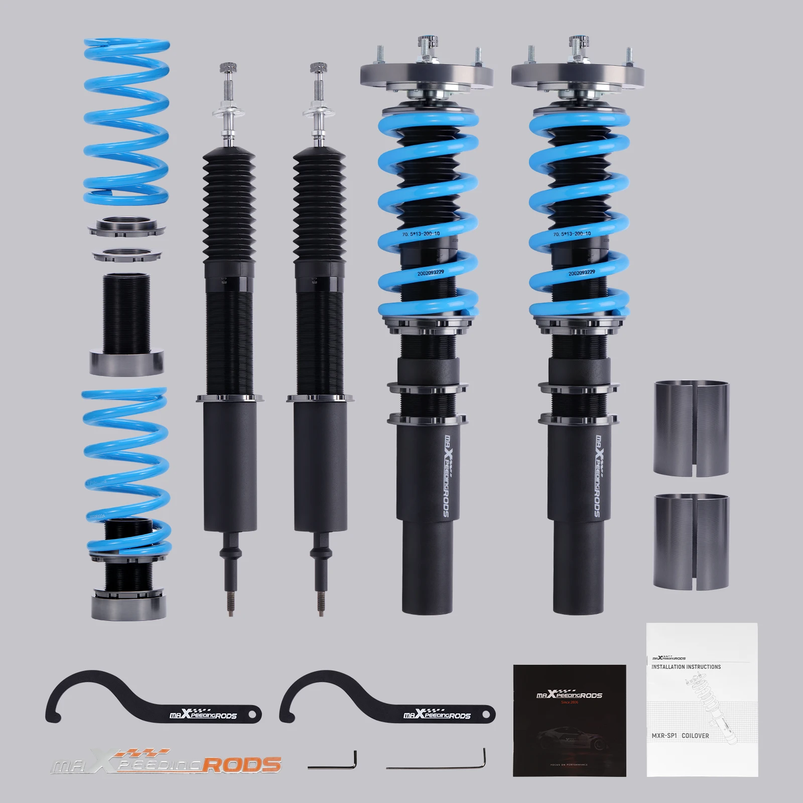24 Step Damper Adjustable Coilovers Lowering Kit For BMW E90 E91 328 325 335 RWD
24 Step Damper Adjustable Coilovers Lowering Kit For BMW E90 E91 328 325 335 RWD