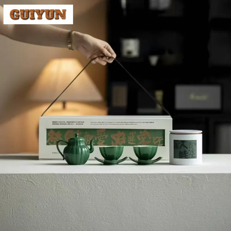 Traditional Chinese Green Tea Set Complete Set Boutique Tea Ceremony Set Teapot And Tea Cup Set Chinese Tea Set Collection Craft
Traditional Chinese Green Tea Set Complete Set Boutique Tea Ceremony Set Teapot And Tea Cup Set Chinese Tea Set Collection Craft