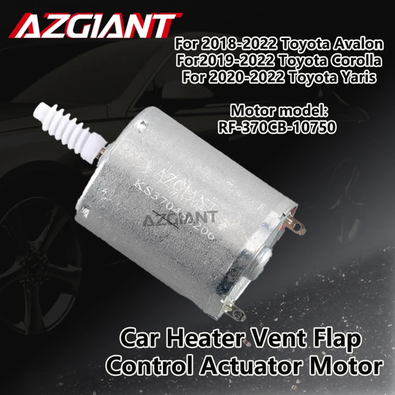 RF-370CB-10750 For Toyota Avalon/Corolla/Yaris 2018/2019/2020-2022 air conditioner Car Heater Vent Flap Control Actuator Motor
RF-370CB-10750 For Toyota Avalon/Corolla/Yaris 2018/2019/2020-2022 air conditioner Car Heater Vent Flap Control Actuator Motor