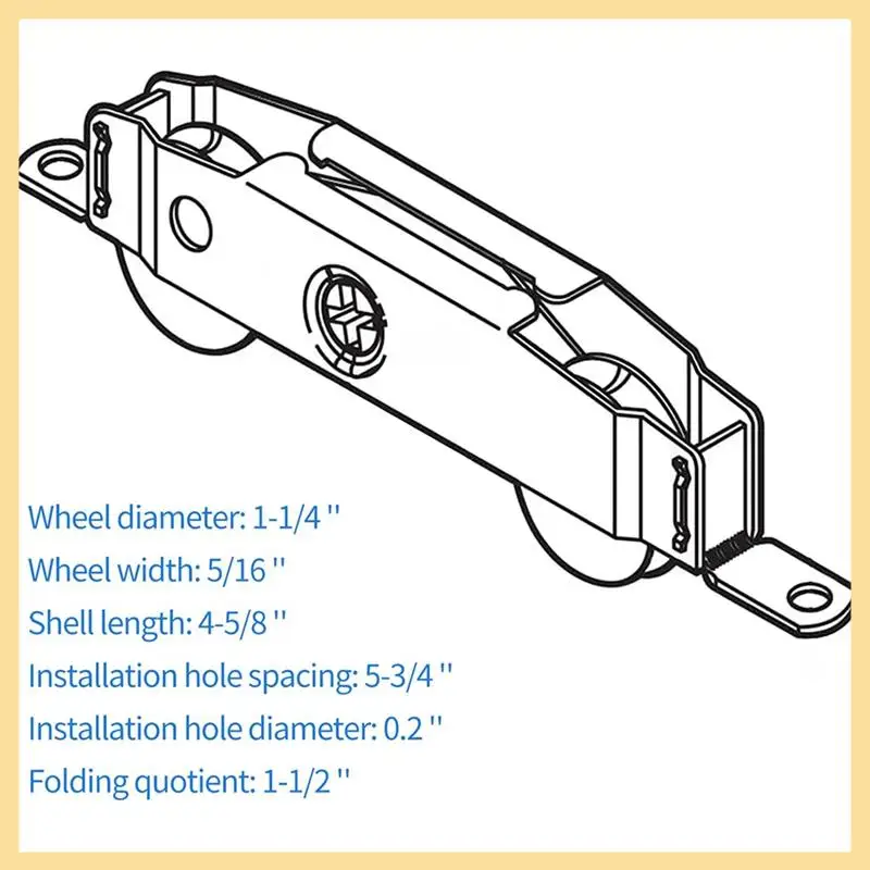 1-1/4 Inch Steel Ball Bearing Door Rollers Adjustable Sides, 2Pcs Set For Courtyard Doors
1-1/4 Inch Steel Ball Bearing Door Rollers Adjustable Sides, 2Pcs Set For Courtyard Doors