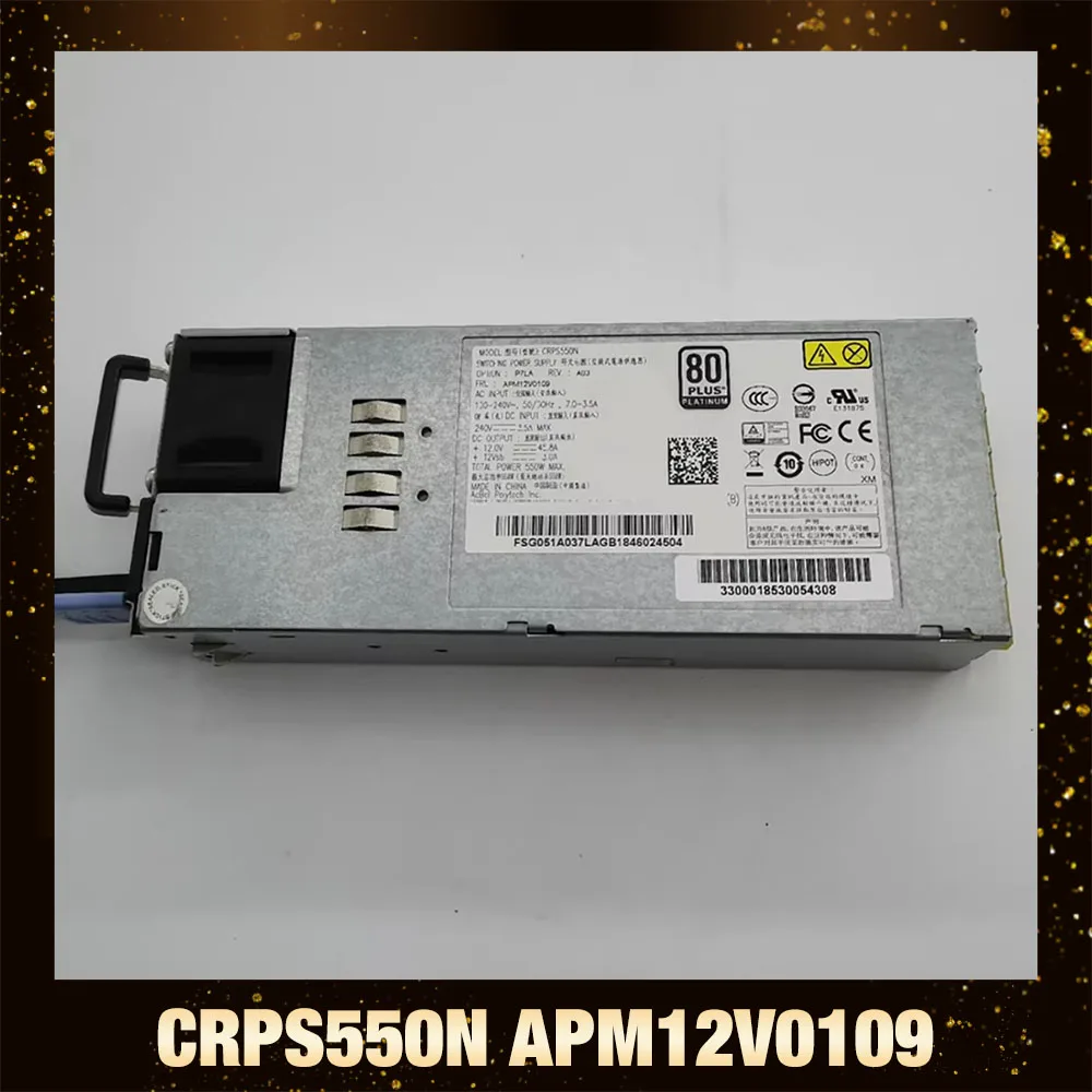 Резервный модуль питания для сервера Ac-Bel CRPS550N APM12V0109, 550 Вт
Резервный модуль питания для сервера Ac-Bel CRPS550N APM12V0109, 550 Вт
