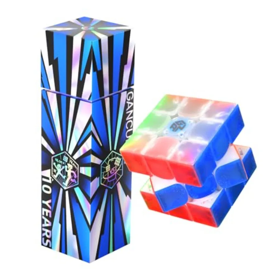 12 UI Maglev Smart Speed Cube 3x3 for online gaming and AI training ABS plastic matte black ultra-smooth magnetic rotation with
12 UI Maglev Smart Speed Cube 3x3 for online gaming and AI training ABS plastic matte black ultra-smooth magnetic rotation with