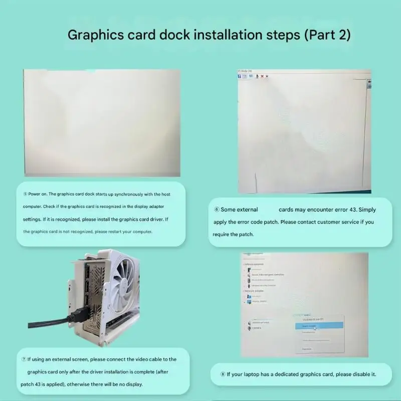 C90F PCIe 5.0 DOCK OC7 128 ГБ/с. Внешняя видеокарта для ноутбука. Игровая док-станция для графического процессора M.2 NVMe
C90F PCIe 5.0 DOCK OC7 128 ГБ/с. Внешняя видеокарта для ноутбука. Игровая док-станция для графического процессора M.2 NVMe