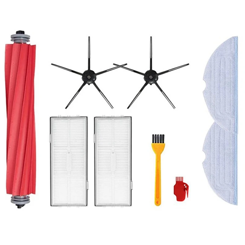 HEPA-фильтр, основная щетка, тряпки для швабры для Xiaomi Roborock S7 S70 S7max S7 Maxv T7S Plus, комплект деталей для пылесоса
HEPA-фильтр, основная щетка, тряпки для швабры для Xiaomi Roborock S7 S70 S7max S7 Maxv T7S Plus, комплект деталей для пылесоса