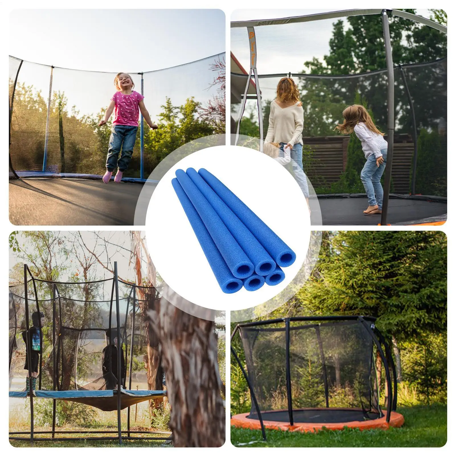 Trampoline Pole Protector Cover 6Pcs/set trampoline fence foam replacement kit Jumpping Bed Enclosure Protection Tubes
Trampoline Pole Protector Cover 6Pcs/set trampoline fence foam replacement kit Jumpping Bed Enclosure Protection Tubes