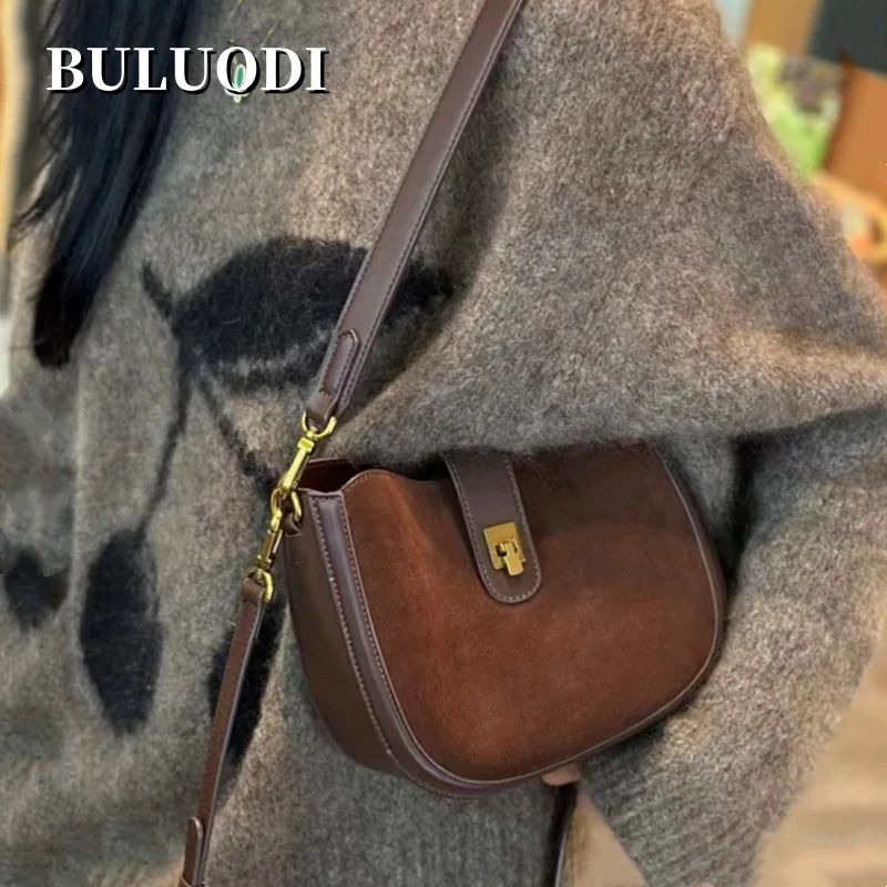 Осенне-зимняя модная сумка в стиле ретро, женская мини-сумка из натуральной кожи подмышками, дизайнерская натуральная замшевая сумка на плечо
Осенне-зимняя модная сумка в стиле ретро, женская мини-сумка из натуральной кожи подмышками, дизайнерская натуральная замшевая сумка на плечо