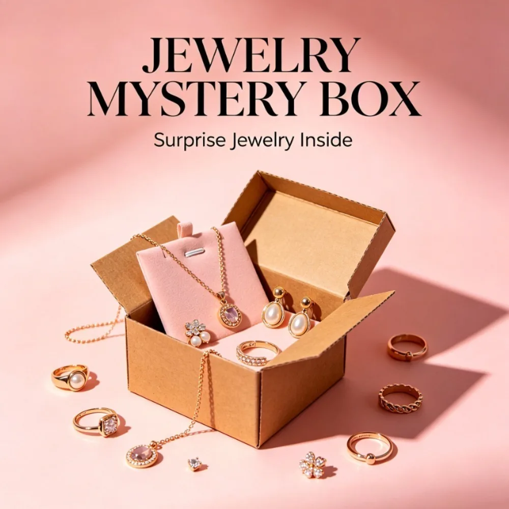 Dainty Stackable Jewelry Blind Box Silver Plated Random Thin Chain Necklace Mini Ring Surprise Pack
Dainty Stackable Jewelry Blind Box Silver Plated Random Thin Chain Necklace Mini Ring Surprise Pack