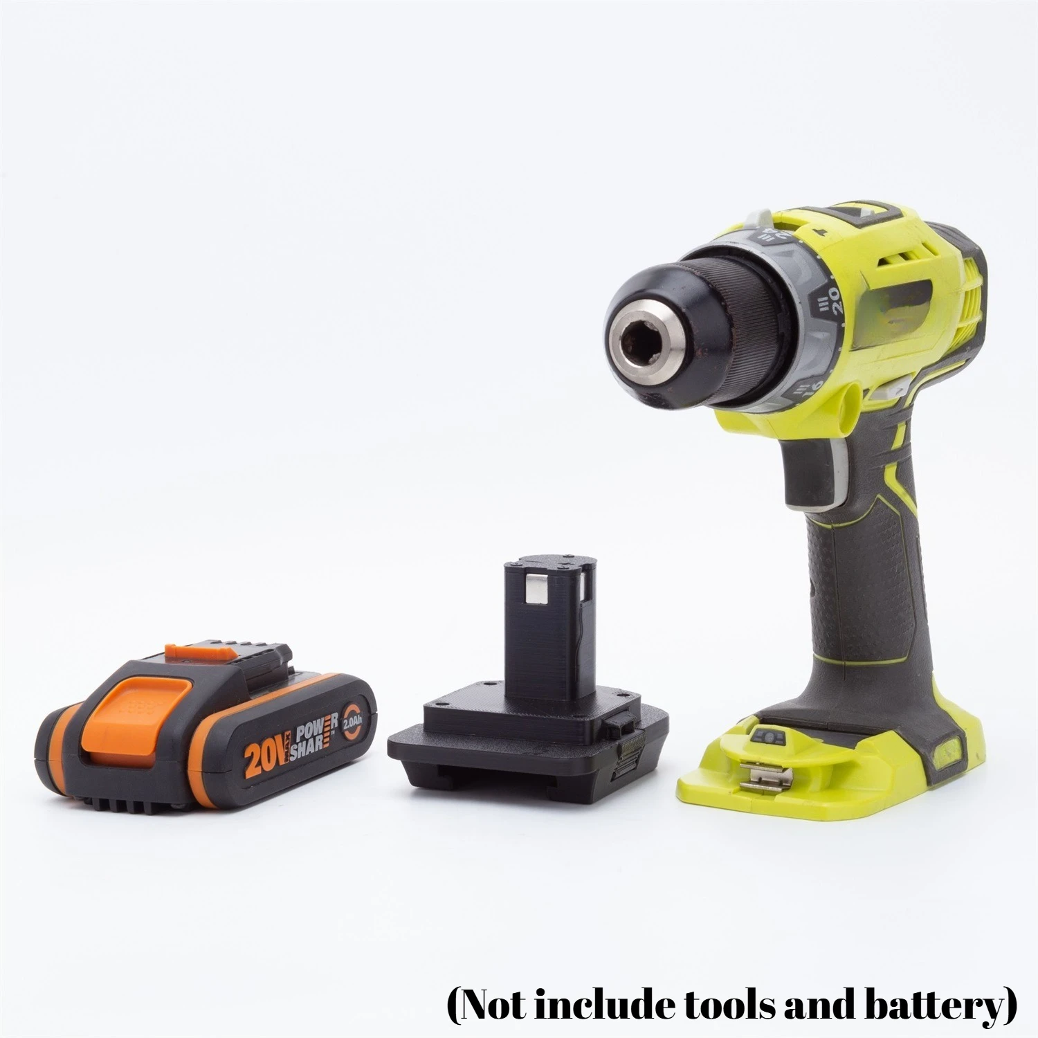 Batteries Converter Adapte for Worx 20v 4PIN Lithium to for Roybi 18V Power Tool (Not include tools and battery)
Batteries Converter Adapte for Worx 20v 4PIN Lithium to for Roybi 18V Power Tool (Not include tools and battery)