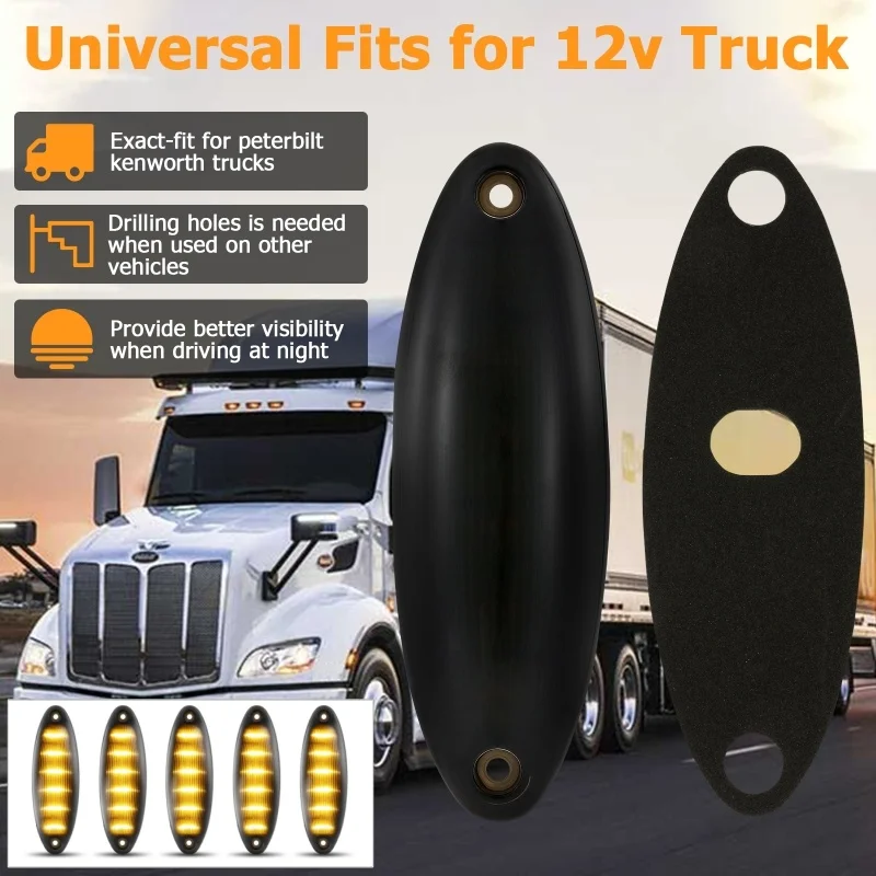 A6602872000 A0684737000 A6602872002 For Freightliner Cascadia 12LED Roof Signal Lamp Auto Marker Running Lights
A6602872000 A0684737000 A6602872002 For Freightliner Cascadia 12LED Roof Signal Lamp Auto Marker Running Lights