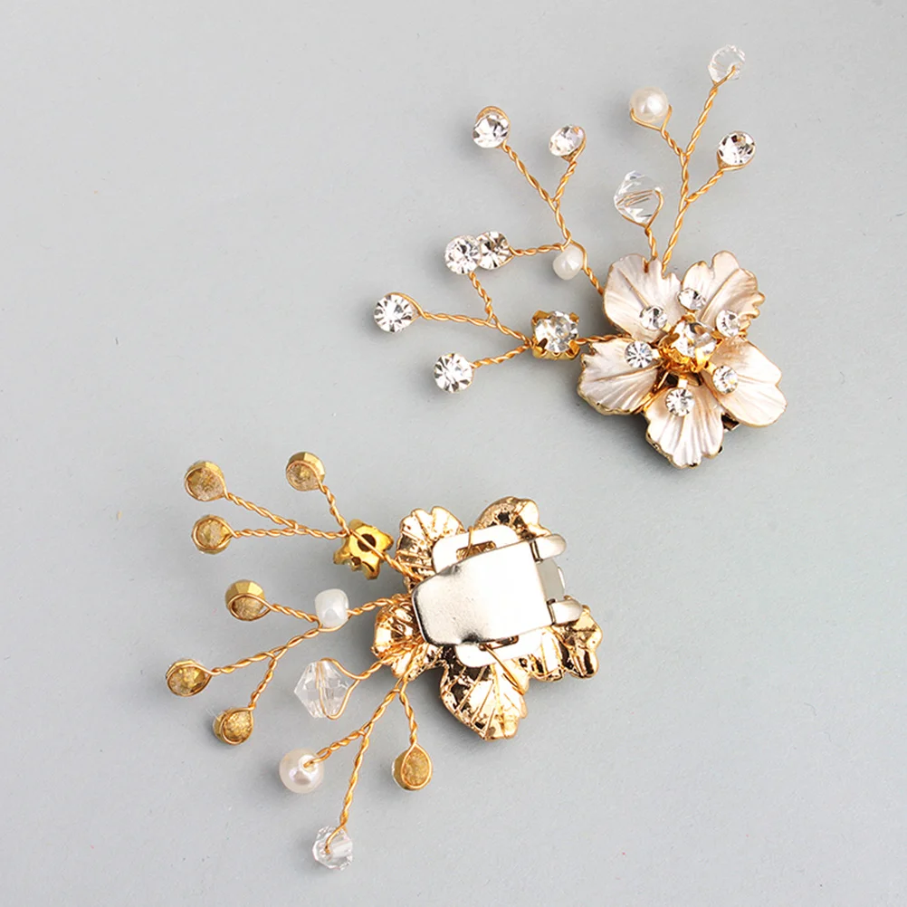 1 Pair Pearl Shoe Clips Elegant Flower Wedding Shoe Clip Design For Women Wedding Banquet Flat Sandal Decor Golden
1 Pair Pearl Shoe Clips Elegant Flower Wedding Shoe Clip Design For Women Wedding Banquet Flat Sandal Decor Golden
