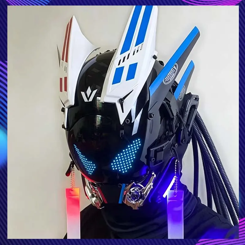 Sci-Fi Mech Warrior Mask With Color Screen Support DIY Animation Costumes Cosplay Halloween Party Prop Gift Cyber Punk Mask
Sci-Fi Mech Warrior Mask With Color Screen Support DIY Animation Costumes Cosplay Halloween Party Prop Gift Cyber Punk Mask