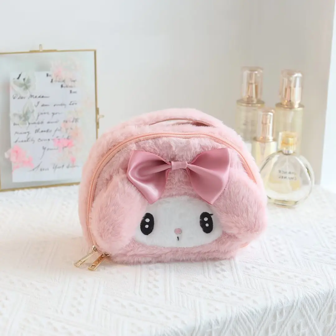 Kuromi Cinnamoroll Cosmetic Bag Cute Anime My Melody Plush Bag Handbag Japanese Style Cosmetic Storage Bag High-capacity Girl
Kuromi Cinnamoroll Cosmetic Bag Cute Anime My Melody Plush Bag Handbag Japanese Style Cosmetic Storage Bag High-capacity Girl