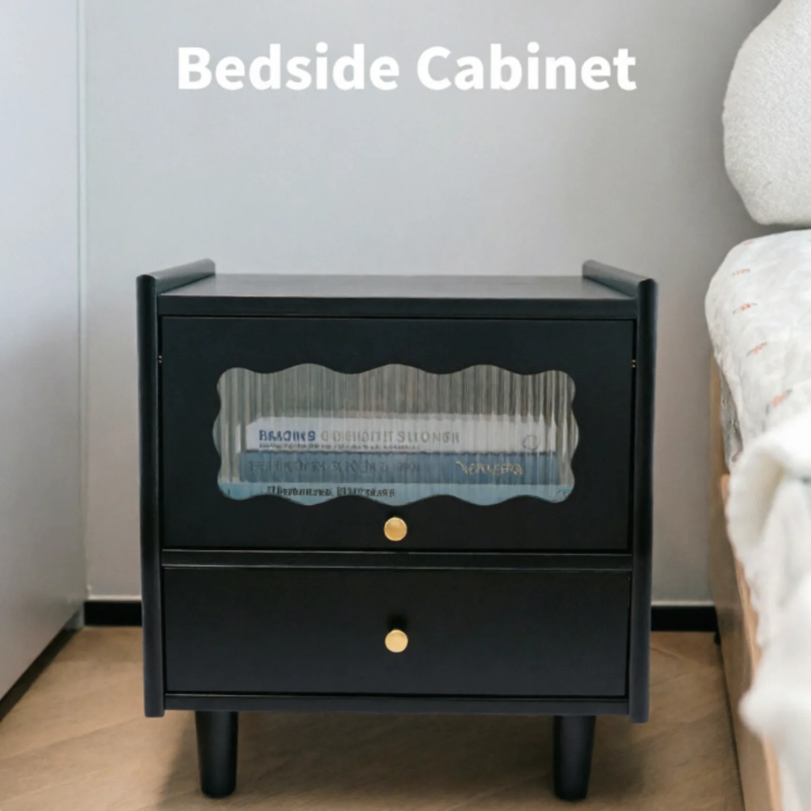 Two-Tier Bedside Cabinet Sturdy Bedroom Storage Cabinet Raised Leg Firm Structure Bearing 33.07lbs Multi-Space Layout Cosmetics
Two-Tier Bedside Cabinet Sturdy Bedroom Storage Cabinet Raised Leg Firm Structure Bearing 33.07lbs Multi-Space Layout Cosmetics