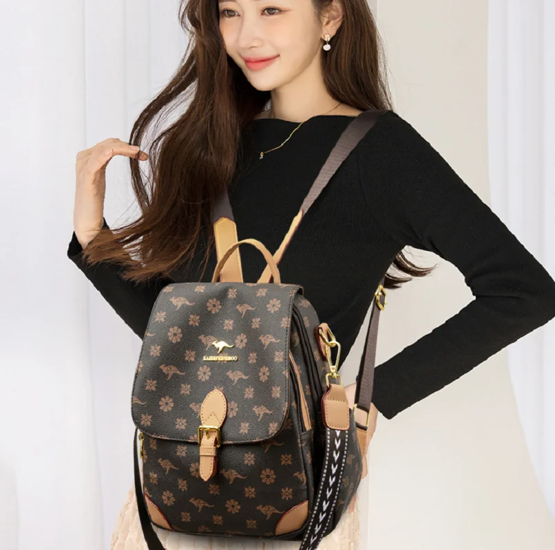 2026, новые модные роскошные кожаные сумки с принтом высокого качества, женские винтажные дорожные рюкзаки большой вместимости, школьная сумка
2026, новые модные роскошные кожаные сумки с принтом высокого качества, женские винтажные дорожные рюкзаки большой вместимости, школьная сумка