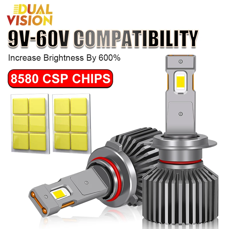 DualVision H7 Светодиодные фары Лампы дальнего ближнего света H4 H8 H9 H11 HB4 HB3 9005 9006 9012 Автомобильные фары Turbo Lamp 8580 CSP 2 шт.
DualVision H7 Светодиодные фары Лампы дальнего ближнего света H4 H8 H9 H11 HB4 HB3 9005 9006 9012 Автомобильные фары Turbo Lamp 8580 CSP 2 шт.