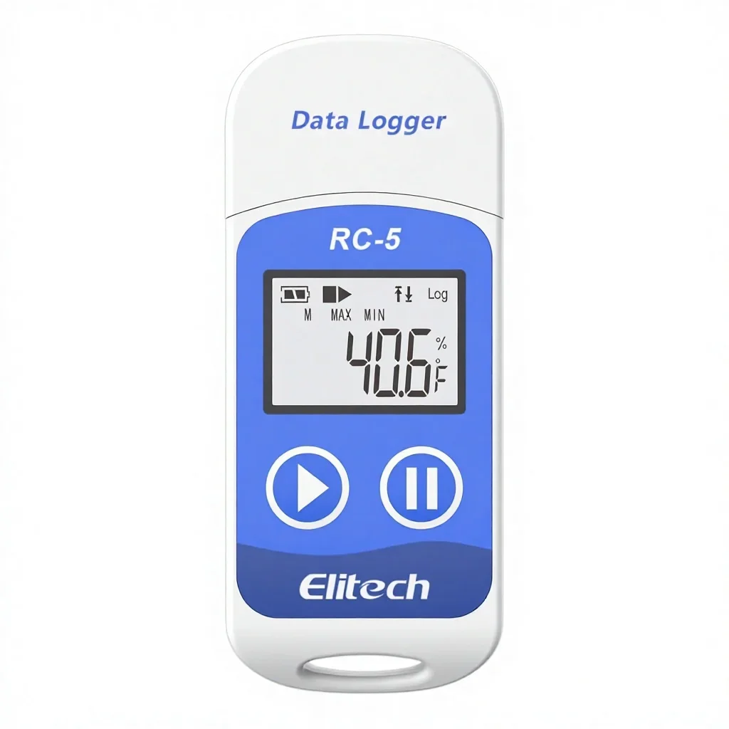 RC-5 USB LCD Temperature Data Logger Recorder with Plastic Housing 32000 Points High Accuracy
RC-5 USB LCD Temperature Data Logger Recorder with Plastic Housing 32000 Points High Accuracy