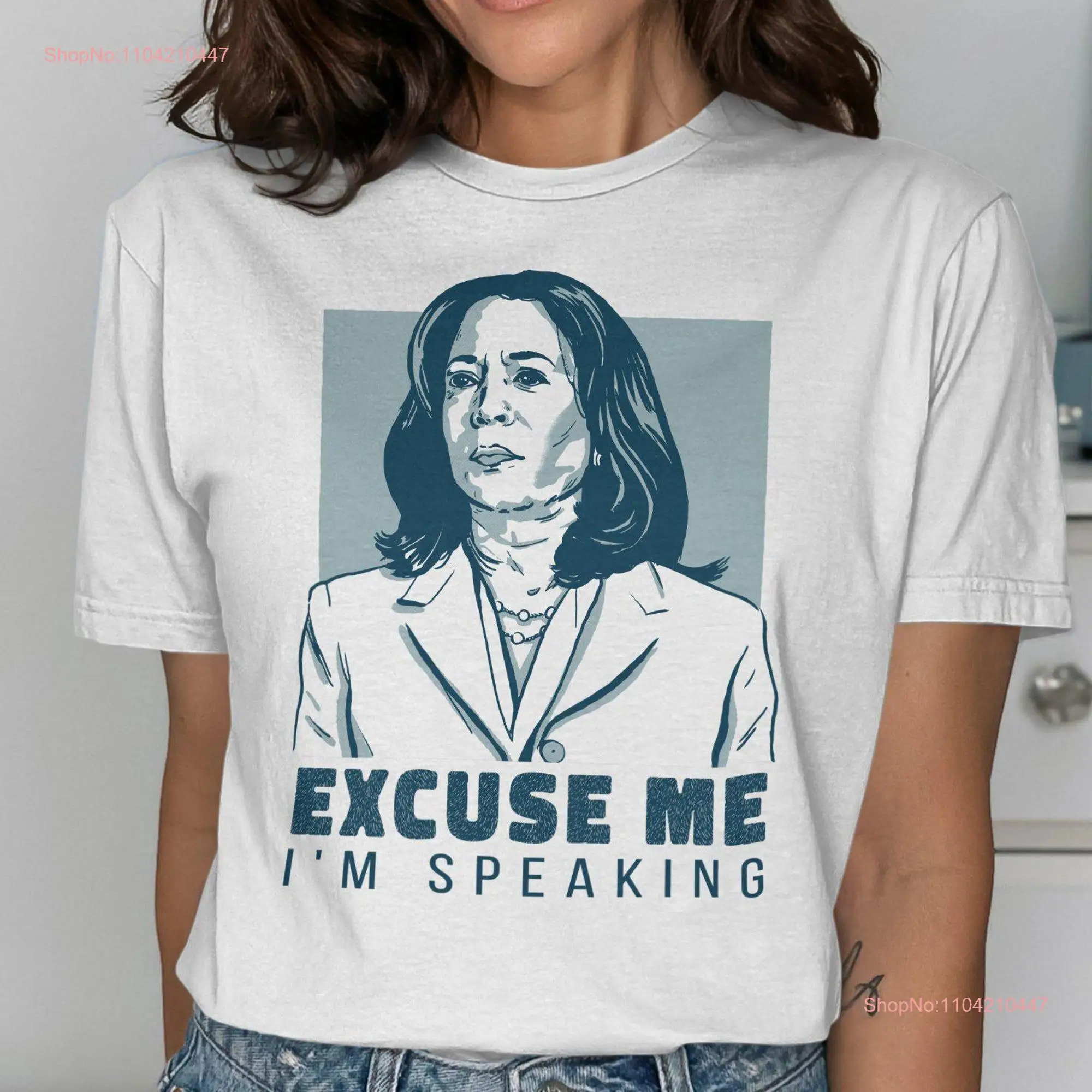Kamala Harris 2024 Election Excuse Me I'm Speaking T Shirt Women's Rights Feminist Clothing long or short sleeves
Kamala Harris 2024 Election Excuse Me I'm Speaking T Shirt Women's Rights Feminist Clothing long or short sleeves
