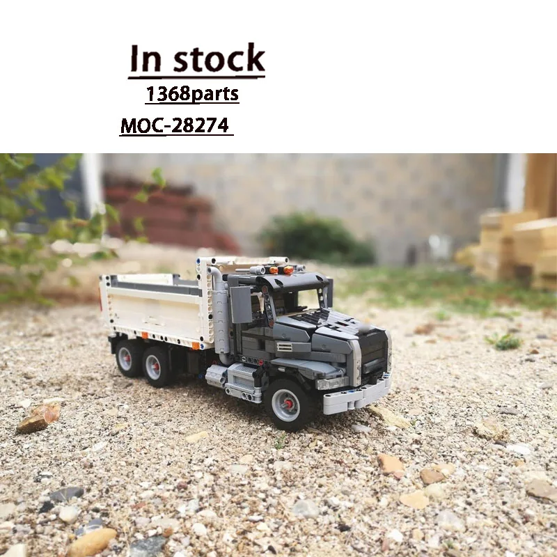 MOC-28274 Classic New Military Semi-Trailer Dump Truck Building Block Model 1368 Parts MOC Boys Children's Birthday Toy Gift
MOC-28274 Classic New Military Semi-Trailer Dump Truck Building Block Model 1368 Parts MOC Boys Children's Birthday Toy Gift