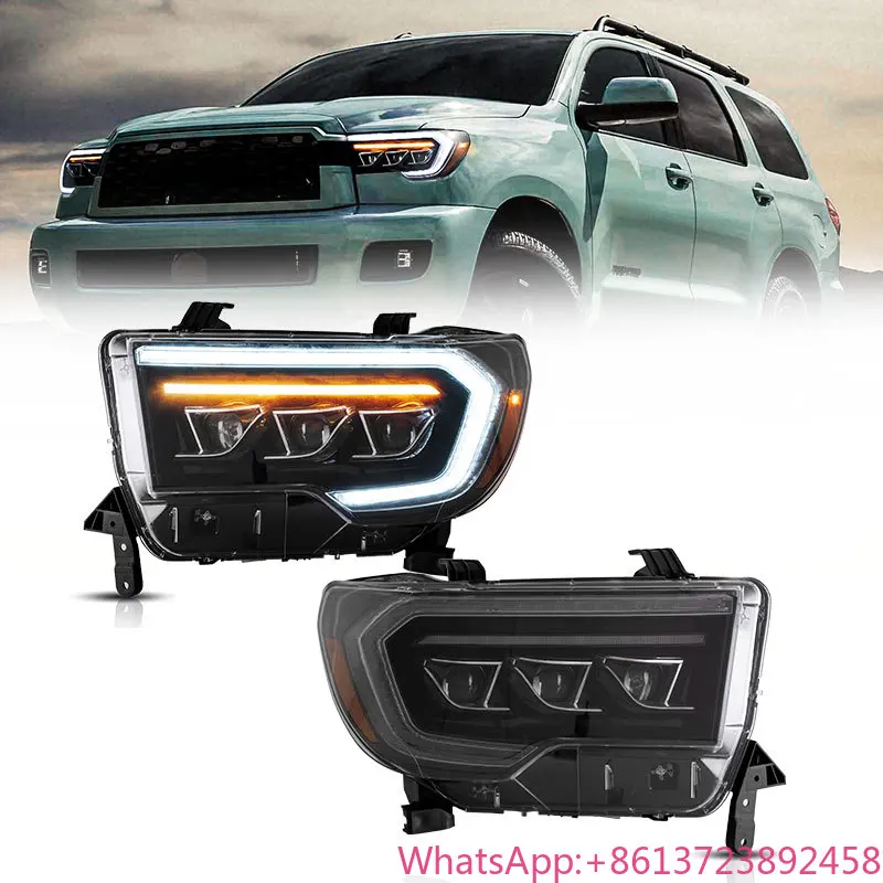 VLAND Factory Start-up Animation DRL 2007-2013 Headlight Full LED 2008-2018 Headlights for Toyota Sequoia Tundra
VLAND Factory Start-up Animation DRL 2007-2013 Headlight Full LED 2008-2018 Headlights for Toyota Sequoia Tundra