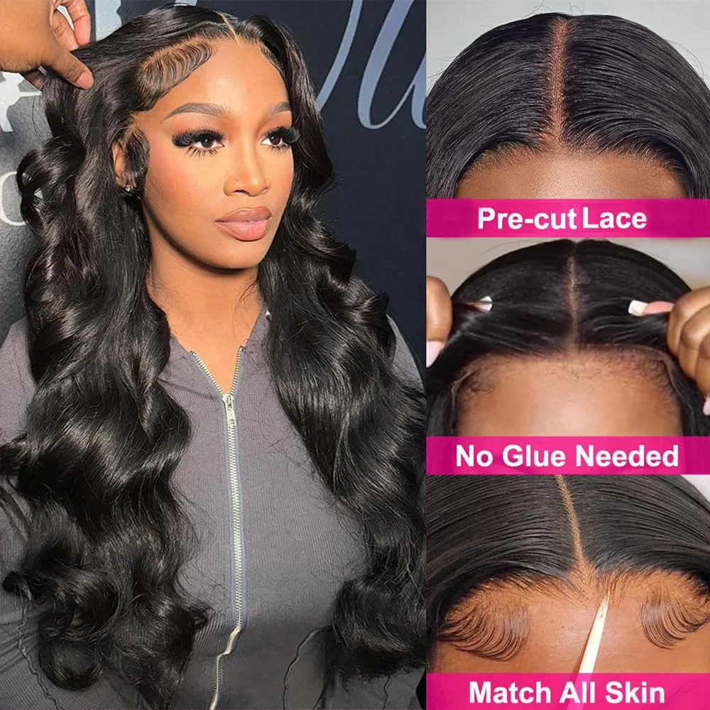 13x4 Lace Closure Wigs Human Hair Wear and Go Glueless Wigs Human Hair Pre Plucked Pre Cut 180% Density Body Wave Wigs
13x4 Lace Closure Wigs Human Hair Wear and Go Glueless Wigs Human Hair Pre Plucked Pre Cut 180% Density Body Wave Wigs