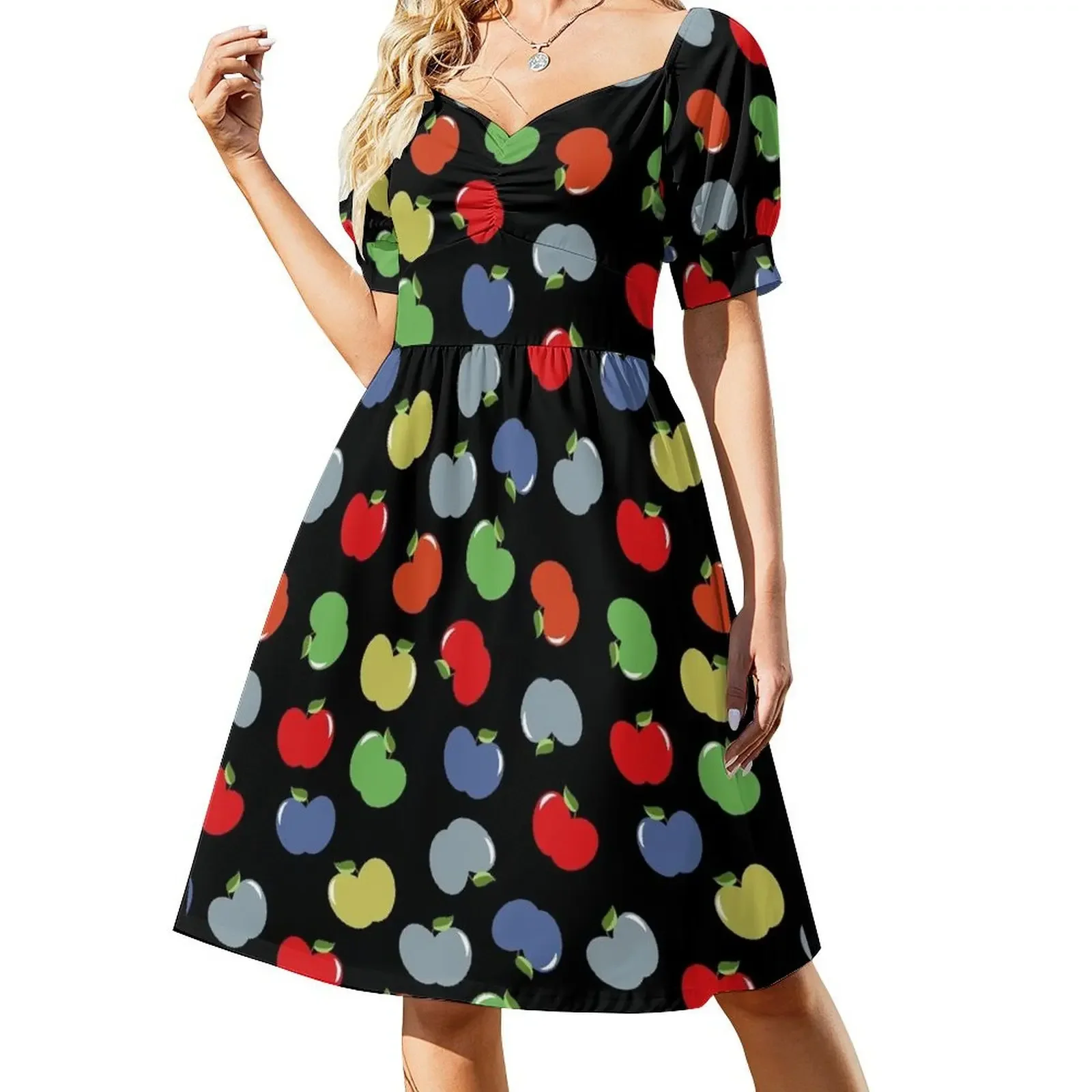 David Rose Designs - Apples (Multicolor on Black) Short-Sleeved Dress dress summer 2025 women women dress
David Rose Designs - Apples (Multicolor on Black) Short-Sleeved Dress dress summer 2025 women women dress
