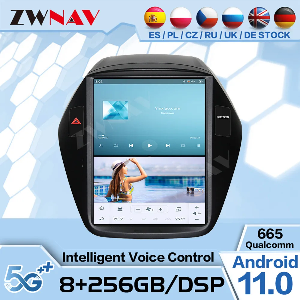 Мультимедийный плеер Qualcomm Tesla Android 11 для Hyundai ix35 2009 2010 2011 2012 2013 2014 2016 GPS навигация радио приемник головное устройство
Мультимедийный плеер Qualcomm Tesla Android 11 для Hyundai ix35 2009 2010 2011 2012 2013 2014 2016 GPS навигация радио приемник головное устройство