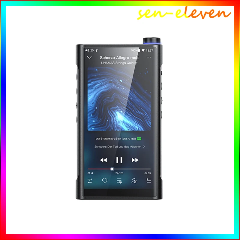 FiiO M15S high-definition lossless portable music player MP3 MQA ES9038PRO DAC chip Snapdragon 660 Bluetooth 5.0 customizable
FiiO M15S high-definition lossless portable music player MP3 MQA ES9038PRO DAC chip Snapdragon 660 Bluetooth 5.0 customizable